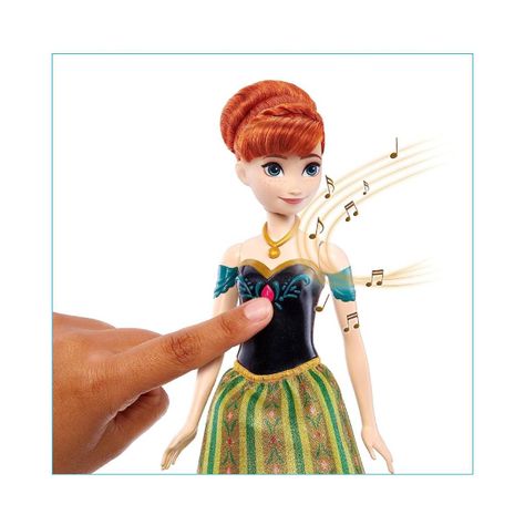 Disney Frozen Muñeca Anna Canciones Mágicas Español-2