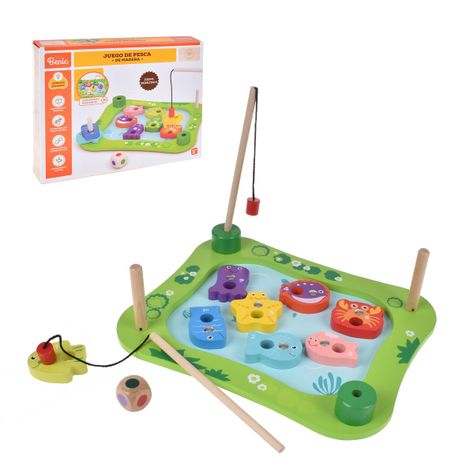 Playset Pesca De Madera Con Encastre-0