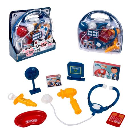 PLAYSET MEDICO CON MALETIN 10 PIEZAS-0
