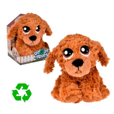 PERRO PELUCHE MATERIAL RECICLADO RESOFTABLES - POODLE-0