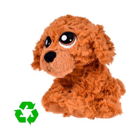 PERRO PELUCHE MATERIAL RECICLADO RESOFTABLES - POODLE-1
