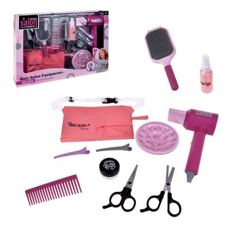 PLAYSET SALON DE BELLEZA PROFESIONAL CON 11 PIEZAS-0