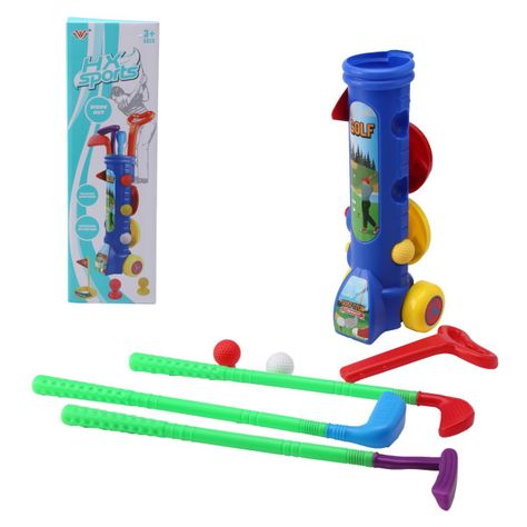 Juego De Golf Con Carro Y Accesorios-1