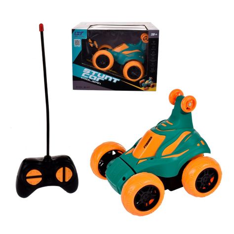 Vehiculo Giro Loco 360° 14 Cm Recargable - Verde-0