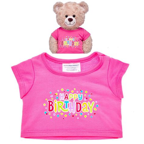 Polera Cumpleaños Rosada V2 Build-A-Bear-0