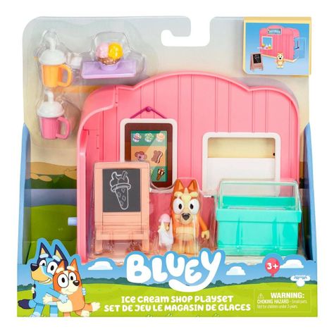 BLUEY MINI PLAYSET JUEGOS DE ROL - TIENDA DE HELADOS-4