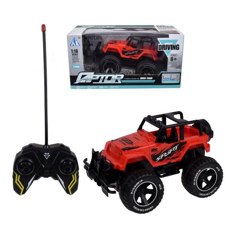 JEEP RADIO CONTROLADO 20 CM CON PACK PILAS RECARGABLES-1