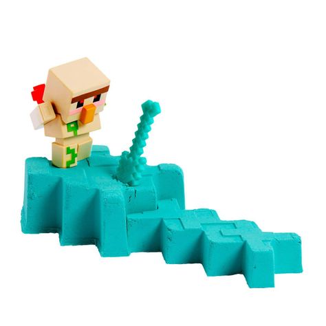 FIGURA DE ACCION MINECRAFT VANILLA MINI MINING - BLANCO-1