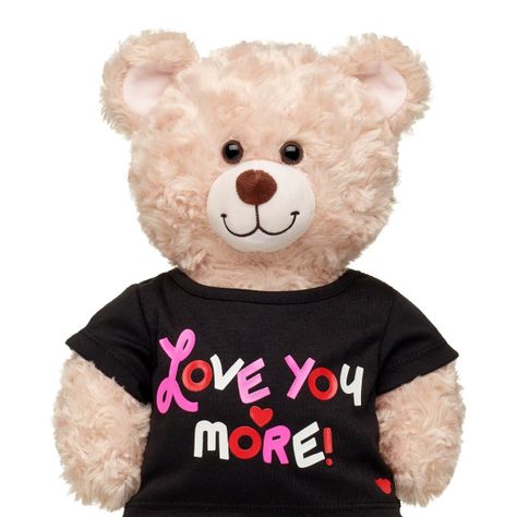 POLERA NEGRA LOVE YOU MORE BUILD-A-BEAR-2