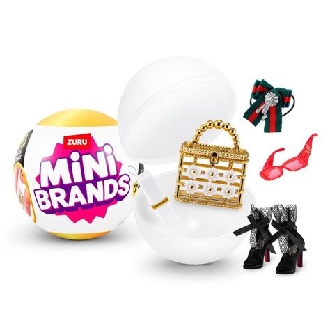 BOLA MINI BRANDS CON 5 SORPRESAS SERIE mini fashion DE ZURU-0