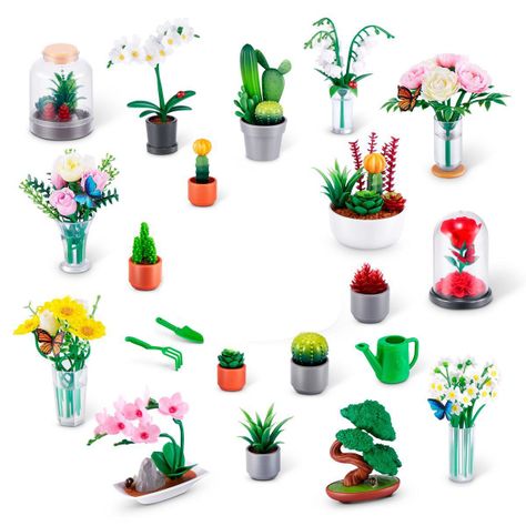 BOLA MINI BRANDS CON 5 SORPRESAS SERIE botánica DE ZURU-0