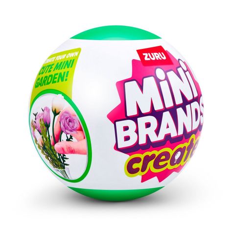 BOLA MINI BRANDS CON 5 SORPRESAS SERIE botánica DE ZURU-7