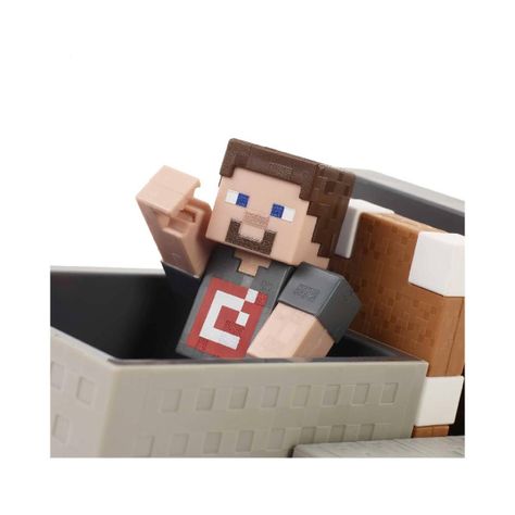 Minecraft Vanilla Core Figura De 8 Cm Con Dinåmica De Coche-4
