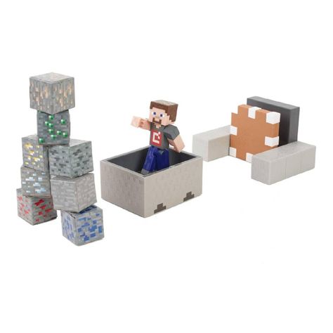 Minecraft Vanilla Core Figura De 8 Cm Con Dinåmica De Coche-5