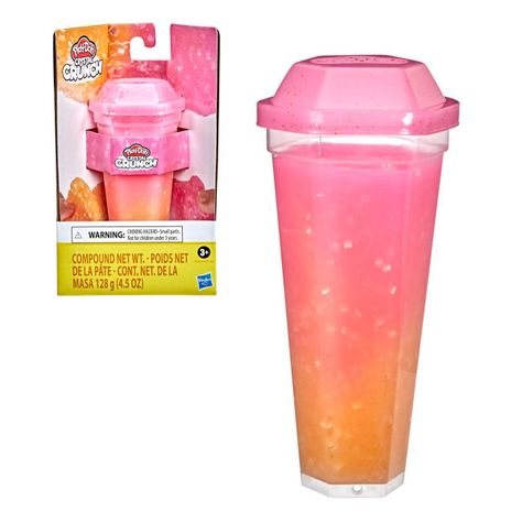Play-Doh Mundo De Texturas Crystal Crunch - Rosado-Naranjo-0
