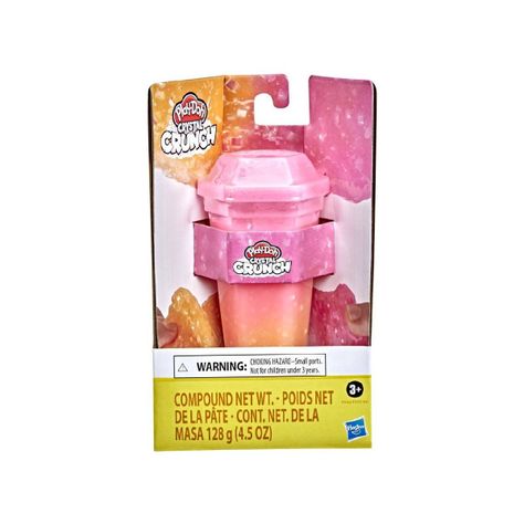 Play-Doh Mundo De Texturas Crystal Crunch - Rosado-Naranjo-2