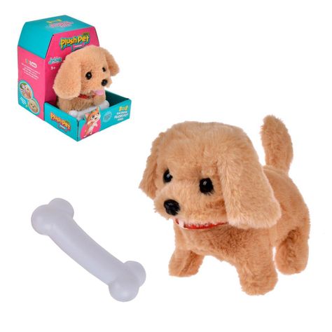 PERRO QUE CAMINA Y LADRA CON HUESO-0