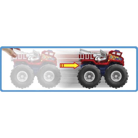 Hot Wheels Monster Trucks Twister Tredz Mattel - 5 Alarma-1