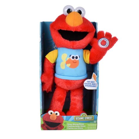 Peluche Musical 33 Cm Plaza Sesamo - Canta Con Elmo-2
