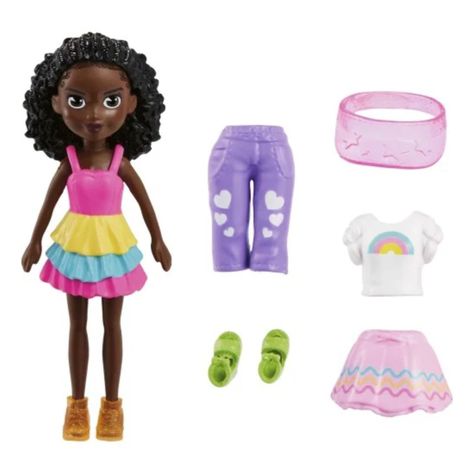 Polly Pocket Pequeño Pack De Moda - Morena-1
