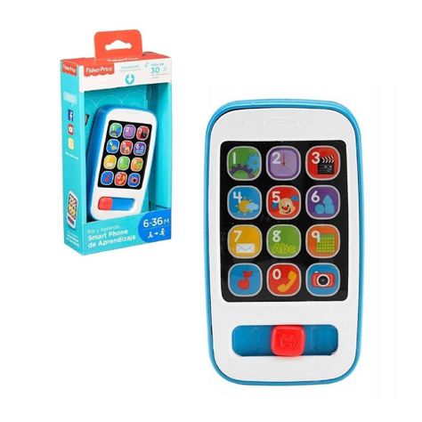Smartphone de Aprendizaje Fisher Price - Celeste-0