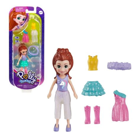 Polly Pocket Pequeño Pack De Moda - Colorina-0