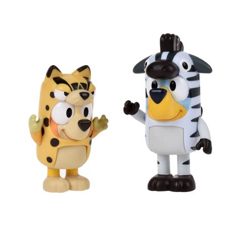 BLUEY PACK 2 FIGURAS PERSONAJES - DISFRACES DE ANIMALES-0