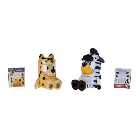 BLUEY PACK 2 FIGURAS PERSONAJES - DISFRACES DE ANIMALES-3