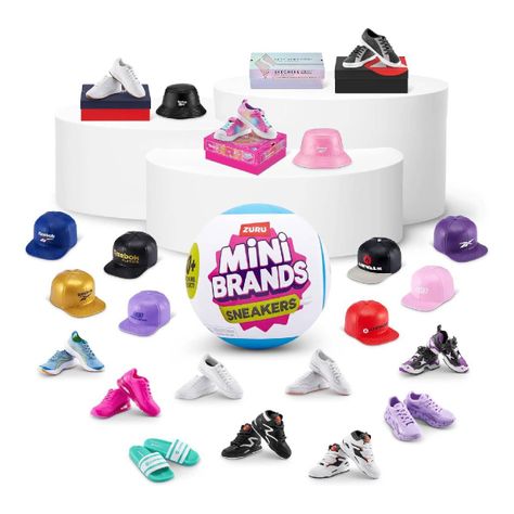 BOLA MINI BRANDS CON 5 SORPRESAS SERIE SNEAKERS DE ZURU-1