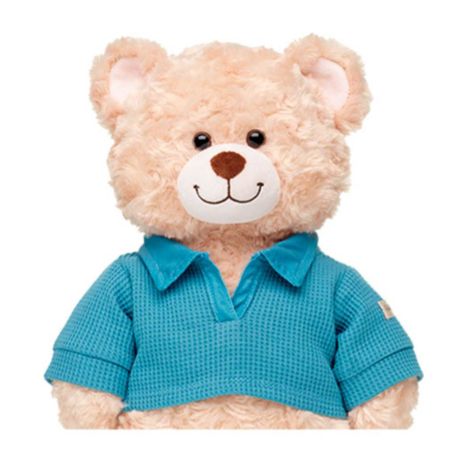 Polera Waffle Azul Build-A-Bear-2