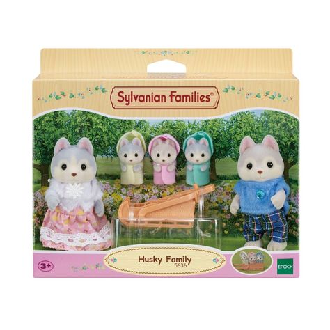 FAMILIA HUSKY  SYLVANIAN FAMILIES-2