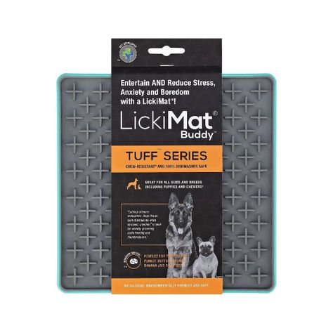 Lickimat Buddy Duro Turquesa Para Perros-5