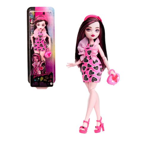 MONSTER HIGH MUÑECA BÁSICA DRACULAURA-0