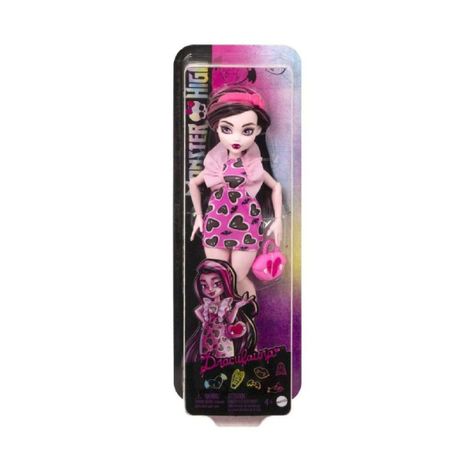 MONSTER HIGH MUÑECA BÁSICA DRACULAURA-7