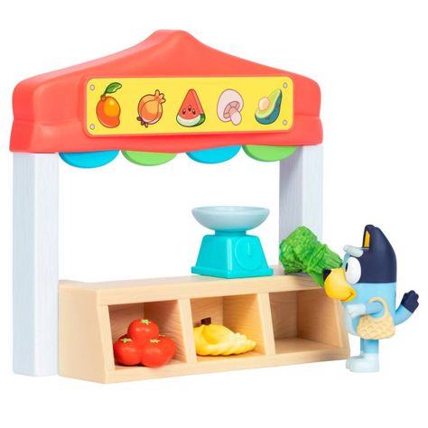 BLUEY MINI SET JUEGOS DE ROL - MERCADO DE FRUTAS Y VERDURAS-1