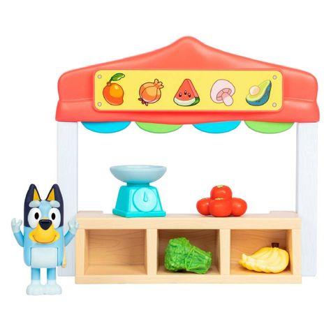 BLUEY MINI SET JUEGOS DE ROL - MERCADO DE FRUTAS Y VERDURAS-2