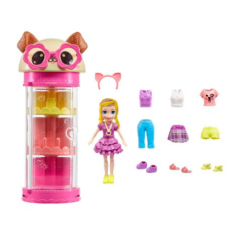 Polly Pocket Tubo De Modas Giratorio - Perro-1