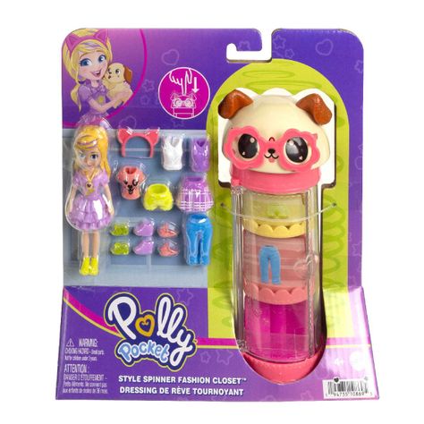 Polly Pocket Tubo De Modas Giratorio - Perro-2