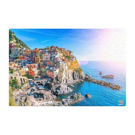 Puzzle 3d De 500 Piezas - Manarola, Cinque Terre, Italia-1