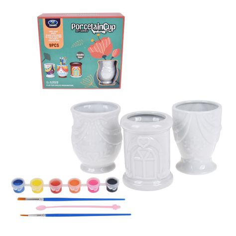 Porta Lapices De Cerámica Para Pintar-0
