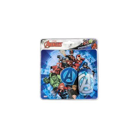 Kit Mouse Inalambrico Y Mouse Pad Avengers-2
