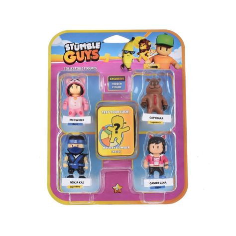 PACK 5 FIGURAS 5 CMS STUMBLE GUYS - NINJA KAI-3