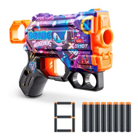 LANZA DARDOS SKIN MENACE CON 8 DARDOS X-SHOT - SUPER SPEED-1