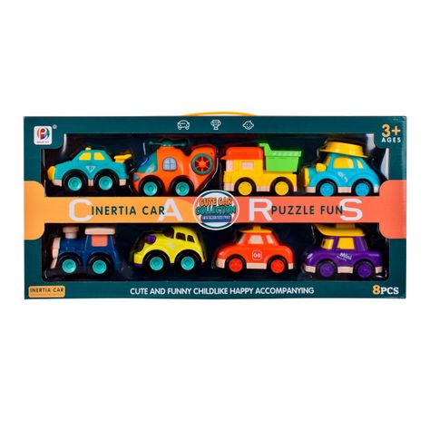 Pack 8 Autos A Friccion Preescolares-2