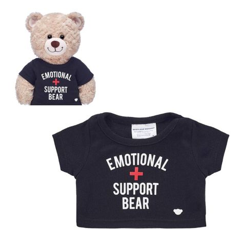Polera Negra Soporte Emocional Build-A-Bear-0