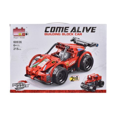 AUTO 2 EN 1 ARMABLE DE BLOQUES PULLBACK DE 215 PIEZAS-3