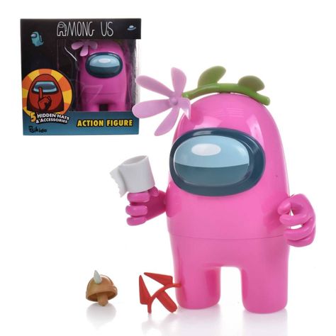 Figura 17 Cms Y Accesorios Among Us - Pink Crewmate-0