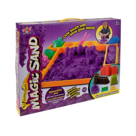 JUEGO ARENA MÁGICA CON BANDEJA Y MOLDES-2