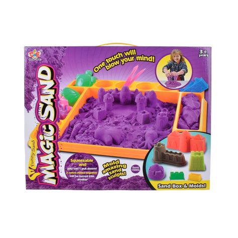 JUEGO ARENA MÁGICA CON BANDEJA Y MOLDES-3