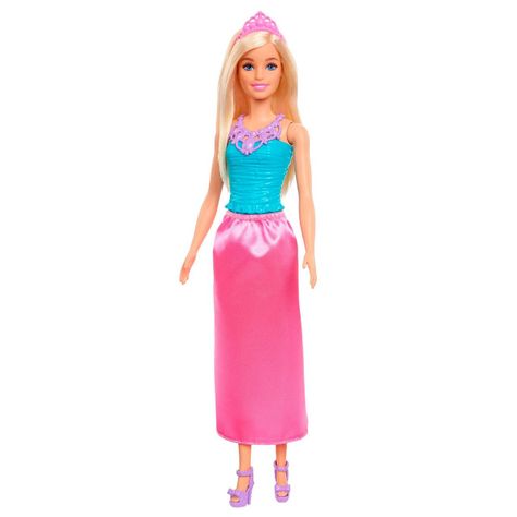 Barbie Fantasia Surtido De Princesas - Vestido Rosa-0